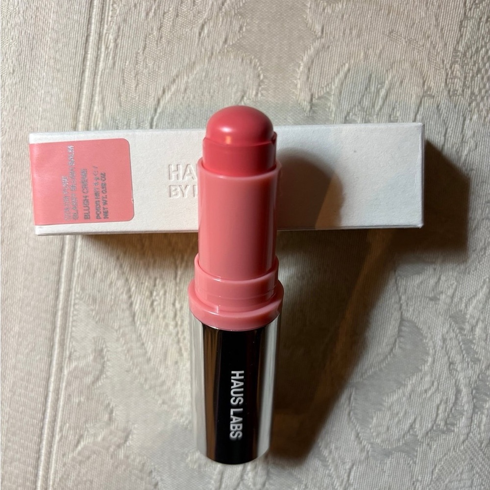 Haus Labs Color Fuse Cream Blush Balm Stick in Glassy Pomelo BNIB - Picture 7 of 12